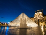 Louvre by night