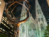 Atlas and St. Patrick's Cathedral, New York