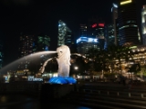 The Singapore Merlion at Marina Bay