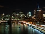 Manhatten seen from Manhatten Bridge, NYC